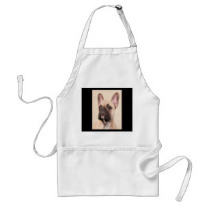 Dog Gift French Bulldog With Poor Face Standard Apron