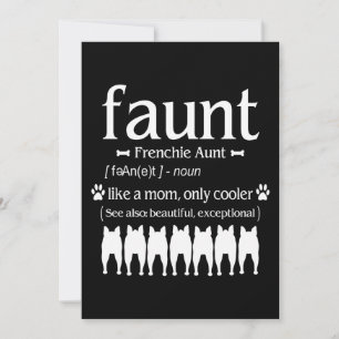 Dog Gift   Frenchie Aunt - Like Mum Only Cooler