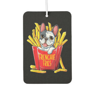 Dog Gift Frenchie Fries Car Air Freshener