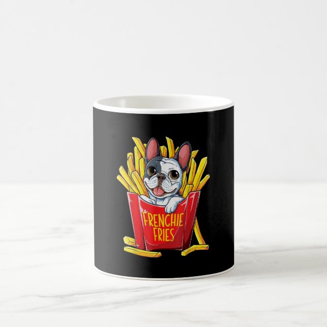 Dog Gift | Frenchie Fries Coffee Mug (Center)