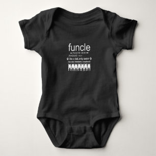 Dog Gift Frenchie Uncle - Like Dad Only Cooler Baby Bodysuit