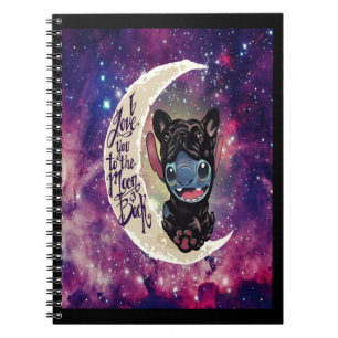 Dog Gift I Love You To The Moon And Back Notebook