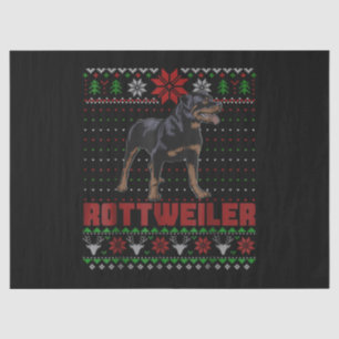 Dog Gift Merry Christmas my Rottweiler Tissue Paper