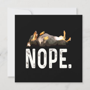 Dog Gift Miss Dachshund. Nope. Invitation