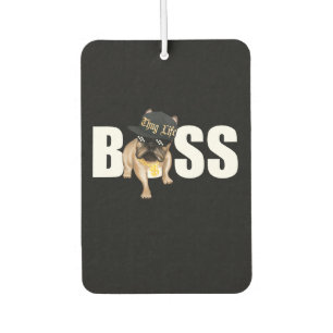 Dog Gift Thug Life French Bulldog Car Air Freshener