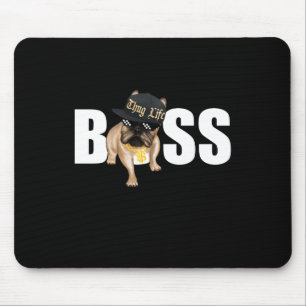 Dog Gift Thug Life French Bulldog Mouse Mat
