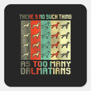 Dog Gift Tool Many Dalmatians Square Sticker