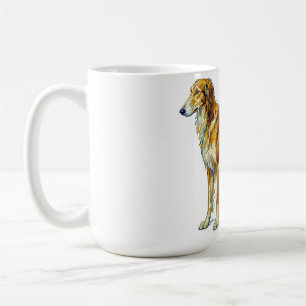 Dog Gift Vibrant Colorful Saluki Dog Design Coffee Mug