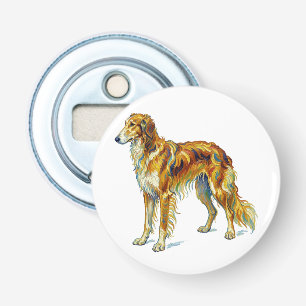 Dog Gift Vibrant Colourful Saluki Dog Design Bottle Opener