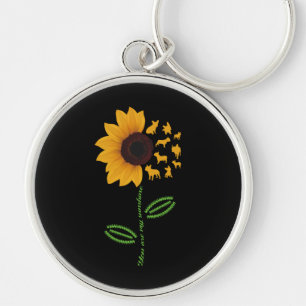Dog Gift You Are My Sunshine French Bulldog Key Ring