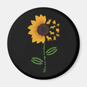Dog Gift   You Are My Sunshine French Bulldog Magnet