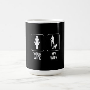Dog Gift   Your Wife - My Wife French Bulldog Coffee Mug