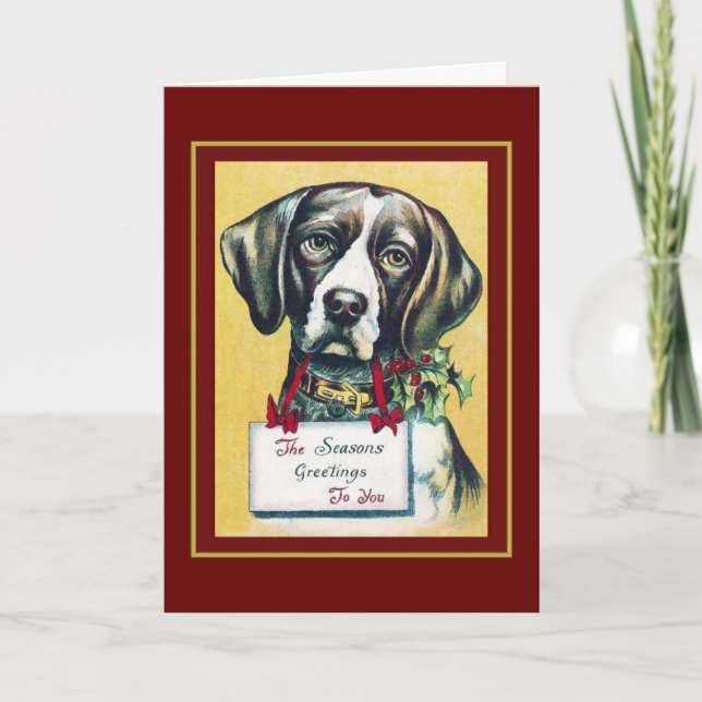 Dog Gone Christmas Card (Front)