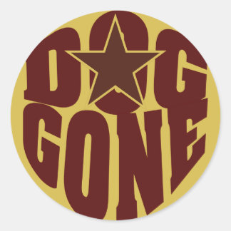 Dog Gone Stickers