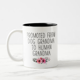 Dog Grandma Promotion Daily Sip Two-Tone Coffee Mug