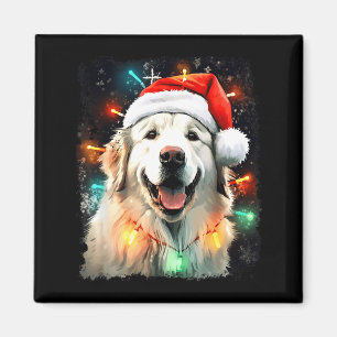 Dog Great Pyrenees Christmas Magnet