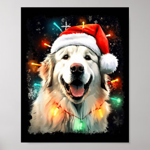 Dog Great Pyrenees Christmas  Poster