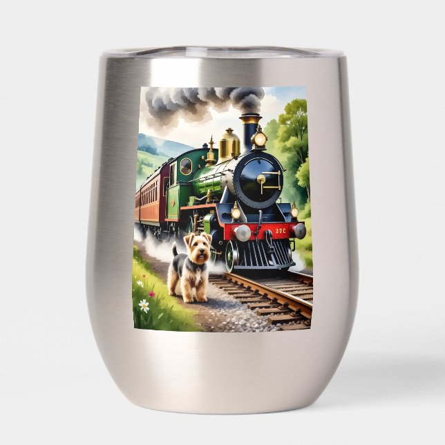 Dog Greeting steam train (Back)