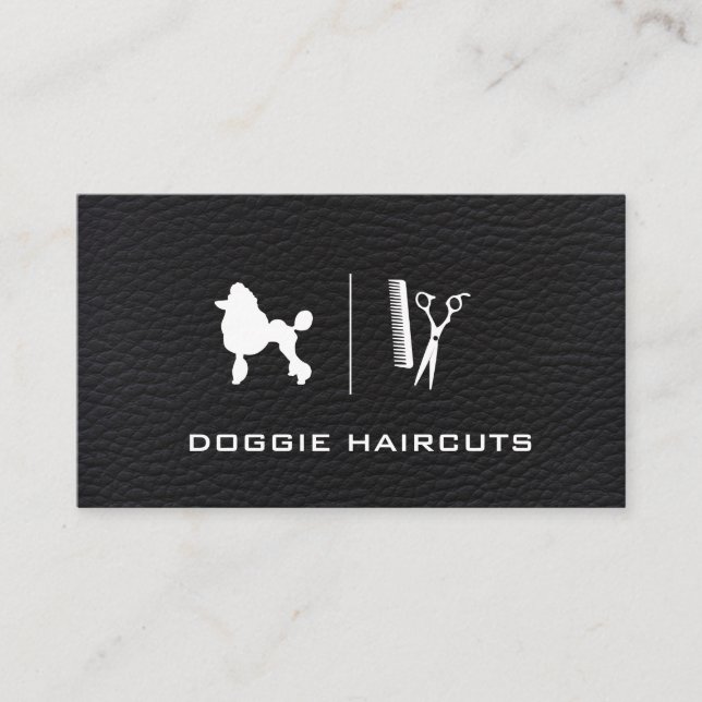 Dog Groomer Business Card (Front)