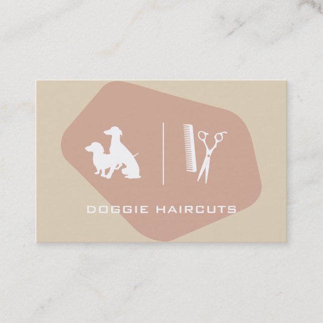 Dog Groomer Business Card (Front)