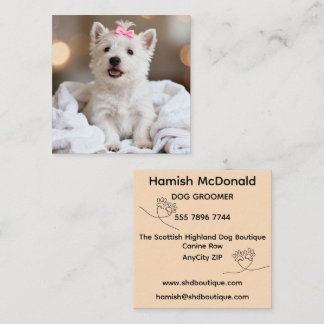 Dog Groomer Business Card