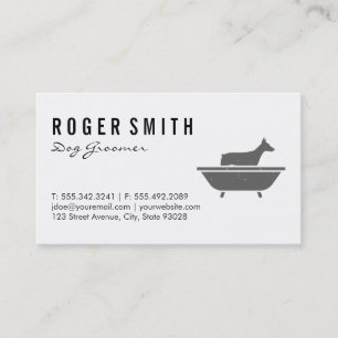 Dog Groomer Business Card