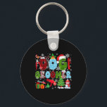 Dog Groomer Christmas Tree Leopard Santa Snowman J Key Ring<br><div class="desc">Dog Groomer Christmas Tree Leopard Santa Snowman Job Team</div>