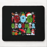 Dog Groomer Christmas Tree Leopard Santa Snowman J Mouse Mat<br><div class="desc">Dog Groomer Christmas Tree Leopard Santa Snowman Job Team</div>