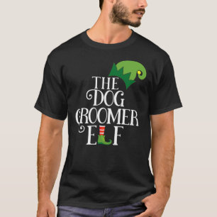 Dog Groomer Elf Matching Family Group Christmas Pa T-Shirt