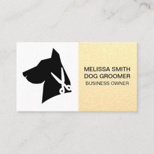 Dog Groomer Logo Appointment Card