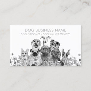 Dog Groomer Petsitting Boutique Breeder Canine Business Card