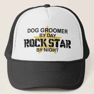 Dog Groomer Rock Star Trucker Hat