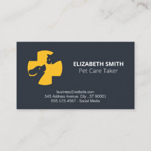 Dog Groomer   Trainer   Animal Shelter Business Card