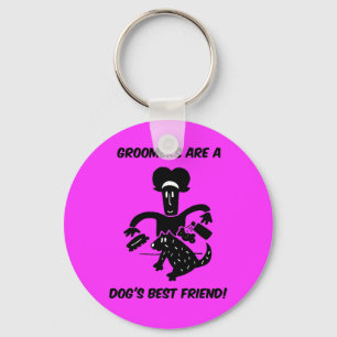 Dog groomers key ring