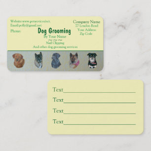 dog Grooming and pet care services appointment