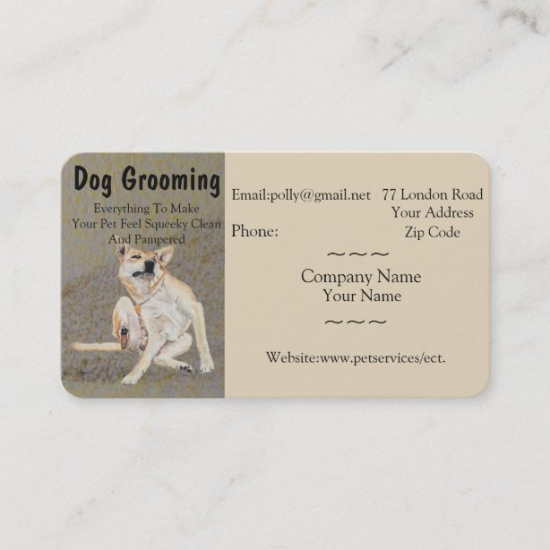 Grooming Appointment Cards Zazzle.co.uk