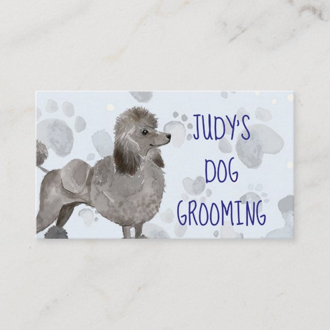 Dog Grooming Appointment Card (Front)