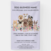 Dog grooming boutique pet sitter lilac business