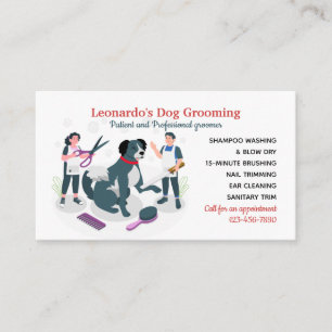 Dog Grooming Business Card