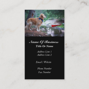 Dog Grooming Business Card