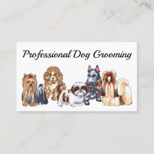 Dog Grooming Business Card
