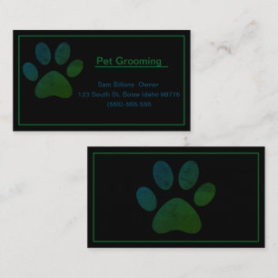 Dog Grooming  Business Card