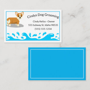 Dog Grooming Business Card