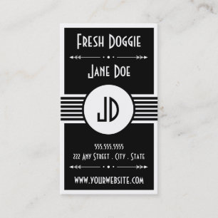 Dog Grooming Business Card Loyalty Card