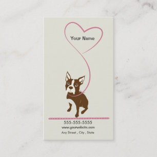 Dog Grooming Business Card Loyalty Card