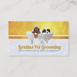 Dog Grooming Business Cards