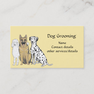 Dog Grooming Business Cards