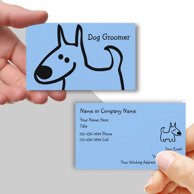 Dog Grooming Business Cards (Creator Uploaded)
