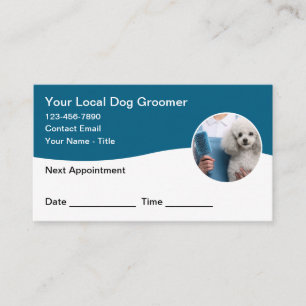 Dog Grooming Customer Appointment Cards