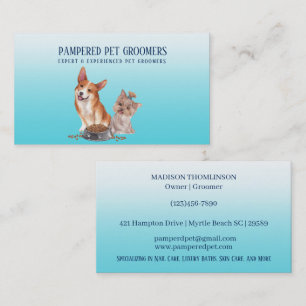 Dog Grooming Dog Spa Business Card